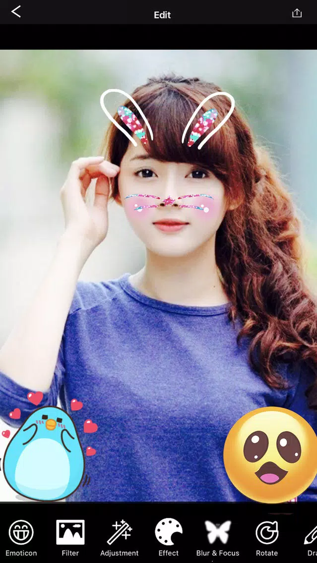 ภาพหน้าจอของ Candy Camera - Beauty Frames
