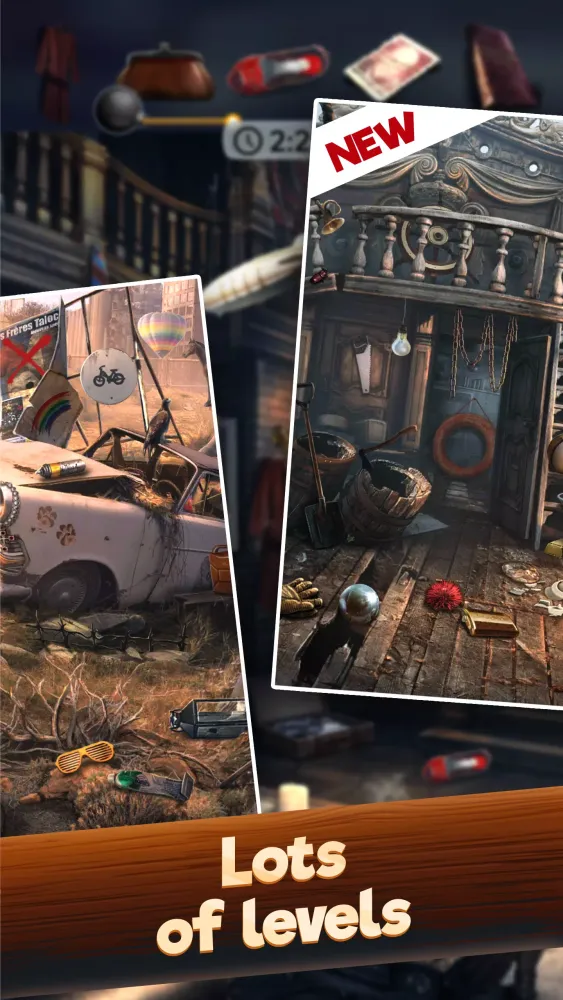 Ảnh chụp màn hình của Hidden Objects: Find items