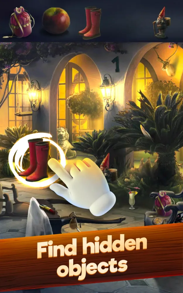 Ảnh chụp màn hình của Hidden Objects: Find items