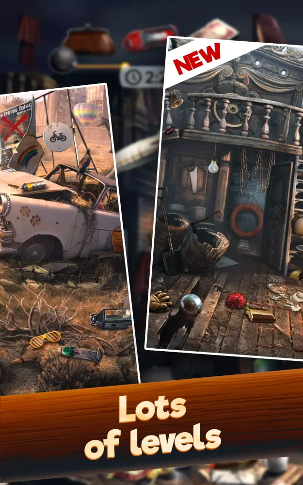 Ảnh chụp màn hình của Hidden Objects: Find items
