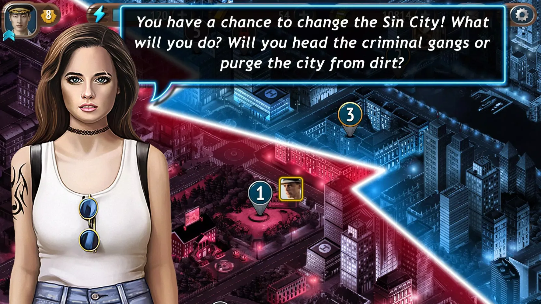 ภาพหน้าจอของ Sin City Detective – Hidden Ob