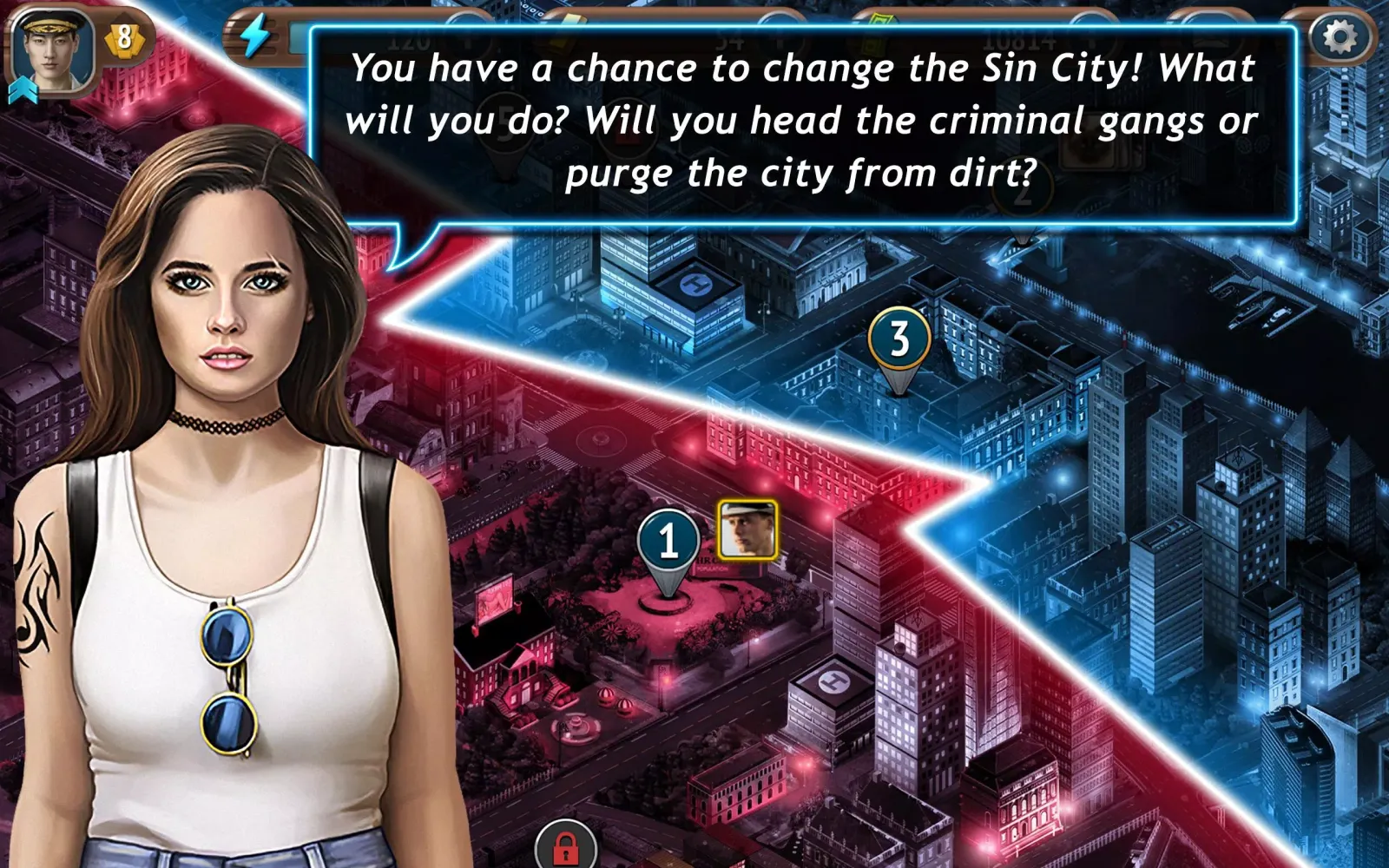 ภาพหน้าจอของ Sin City Detective – Hidden Ob