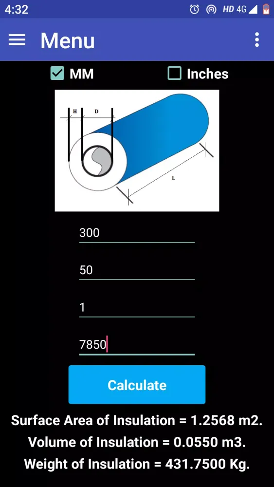 Piping Insulation Screenshots