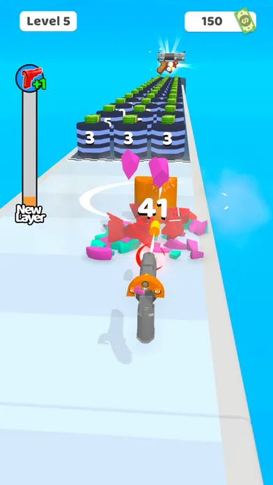Layer Gun Run स्क्रीनशॉट