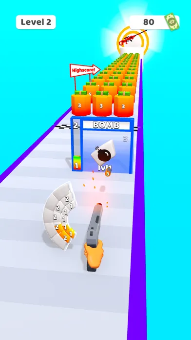 Capturas de tela do Power Gun 3D