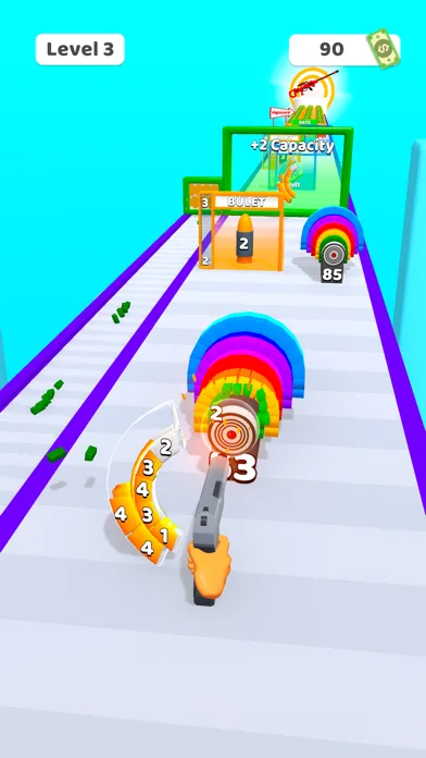 Capturas de tela do Power Gun 3D