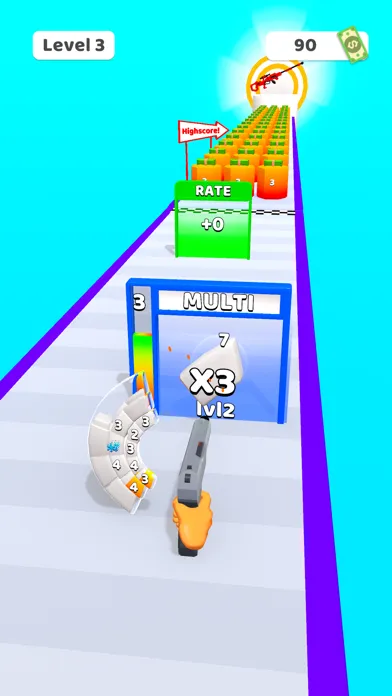 Capturas de tela do Power Gun 3D