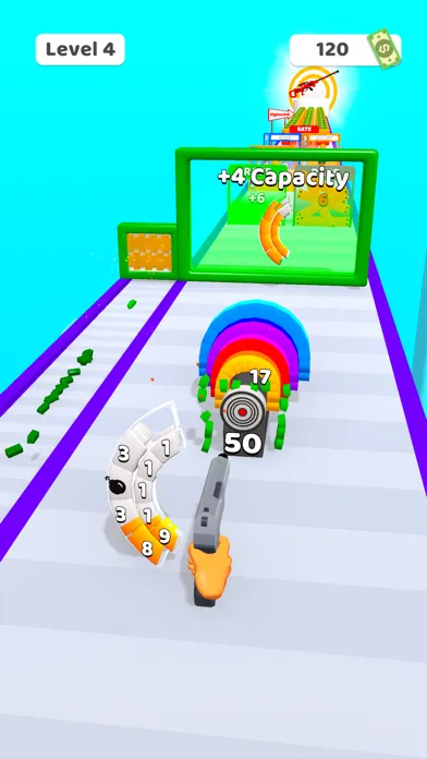 Capturas de tela do Power Gun 3D