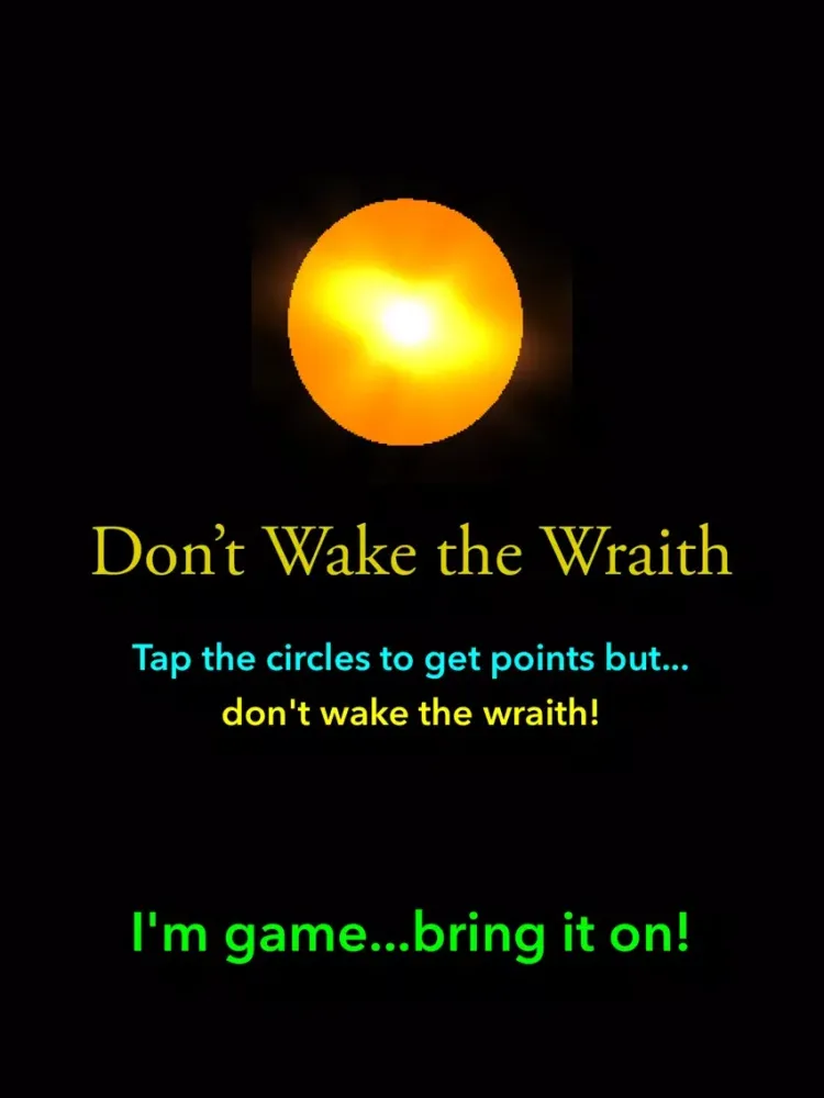 Don't Wake the Wraith iPad  Screenshots