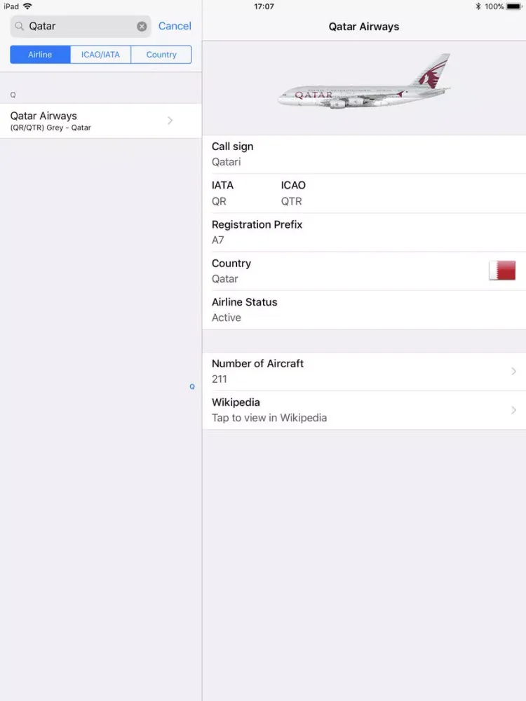 صور Airline Finder iPad 
