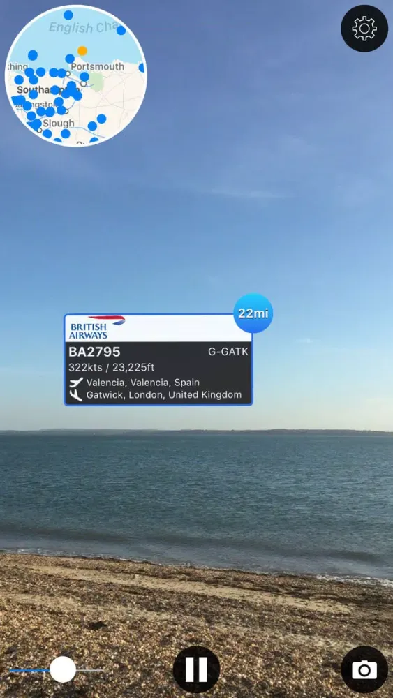 Capturas de pantalla de Plane Finder AR