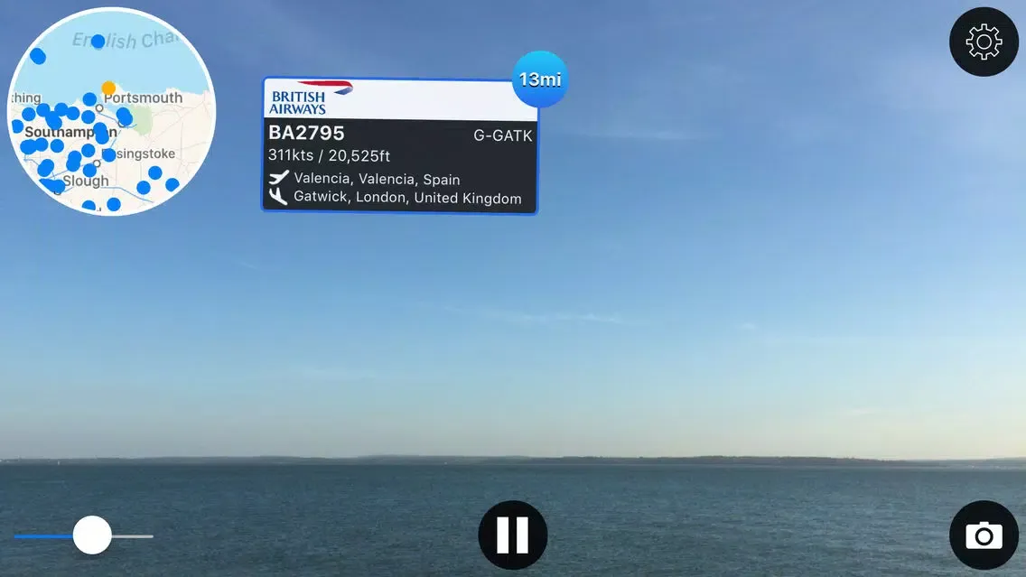 Capturas de pantalla de Plane Finder AR