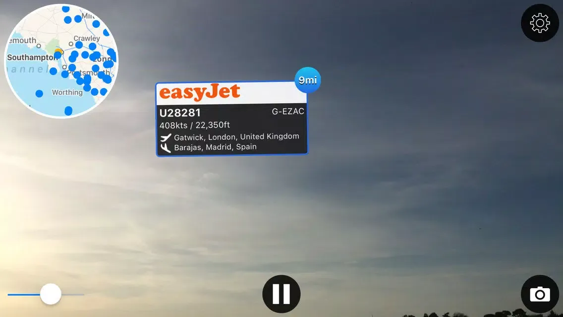 Capturas de pantalla de Plane Finder AR