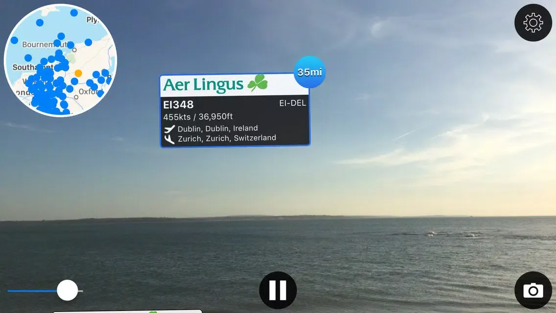 Capturas de pantalla de Plane Finder AR