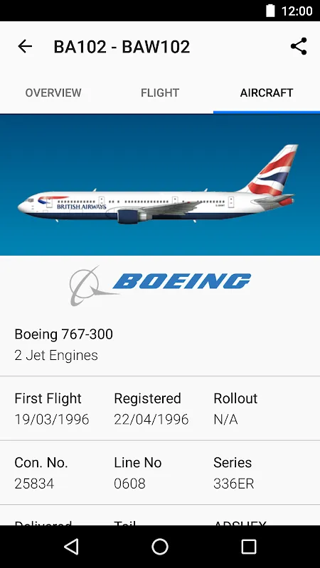 Plane Finder应用截图