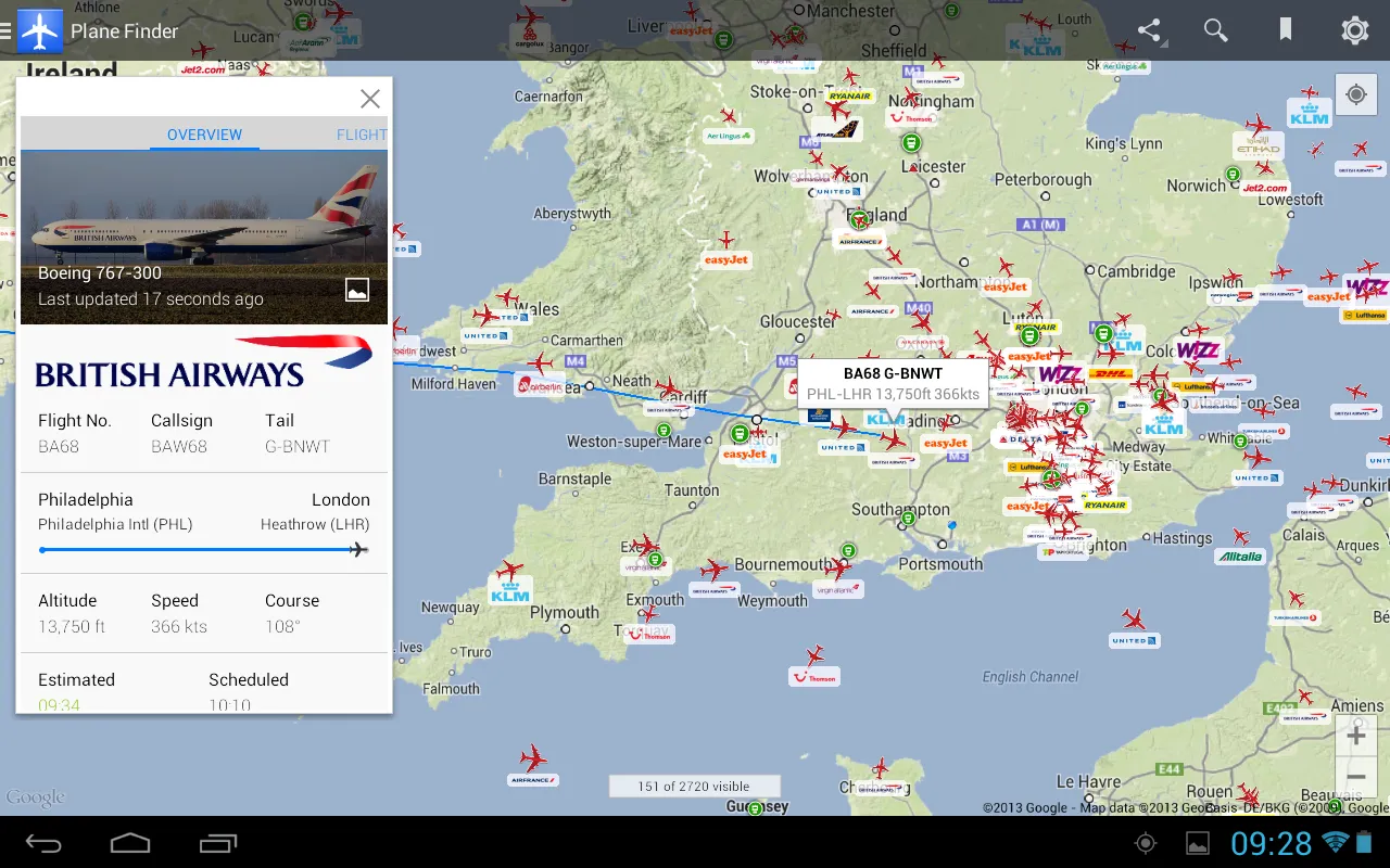 Plane Finder应用截图
