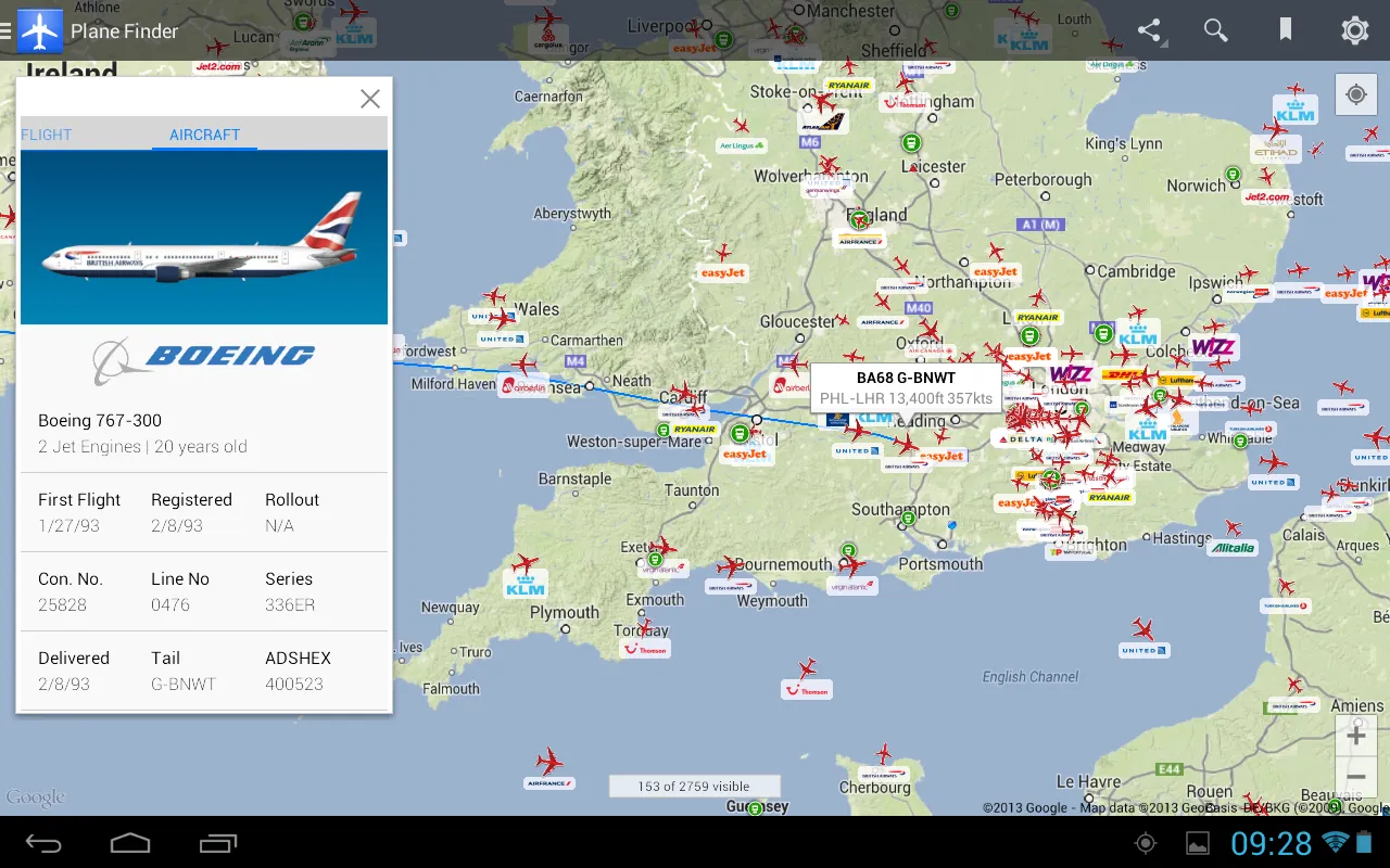 Plane Finder应用截图