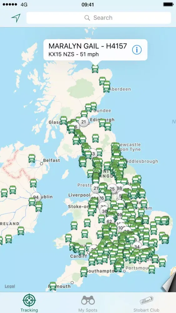 Stobart Finder Ekran Görüntüleri