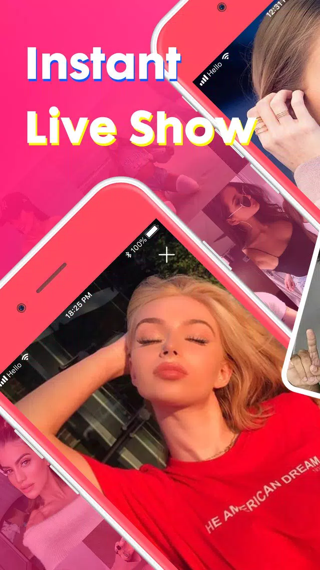 PINK Video Chat - Make Friends 스크린샷