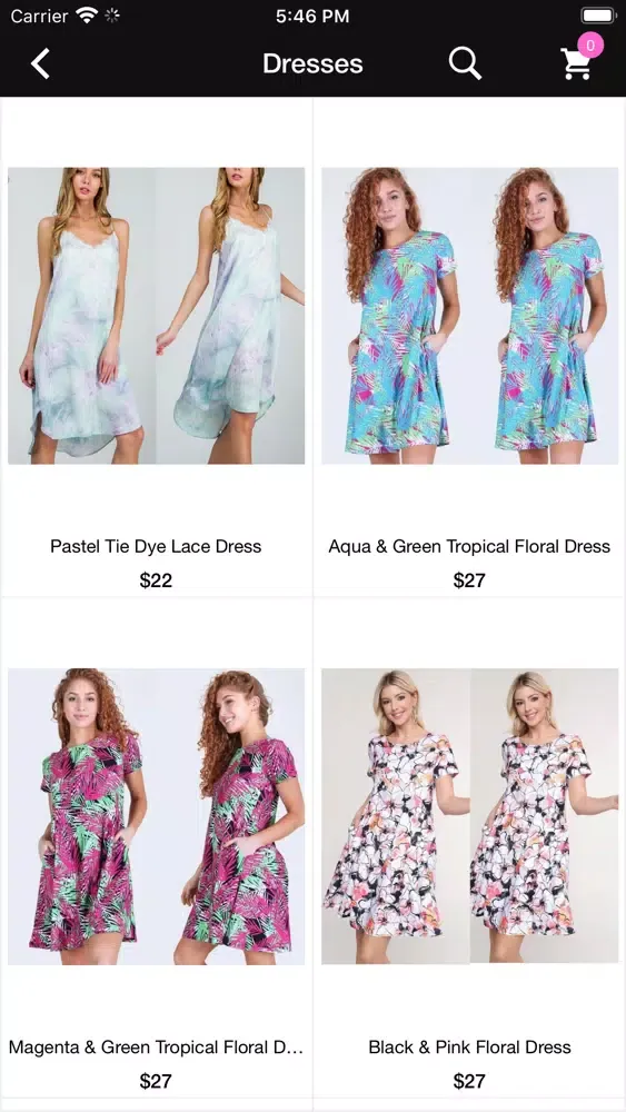 Tangkapan layar Pink Pineapple Boutique