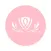 Pink Sticker-Cute rabbit baby