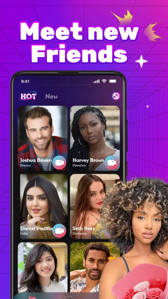 Pinkstar - Online Video Chat স্ক্রিনশট