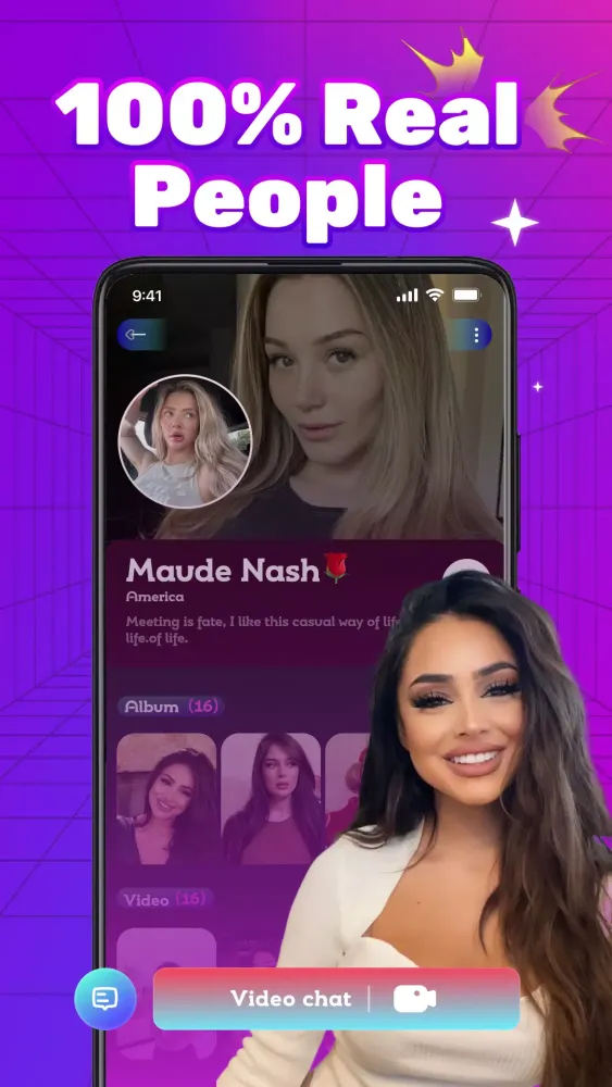Pinkstar - Online Video Chat স্ক্রিনশট