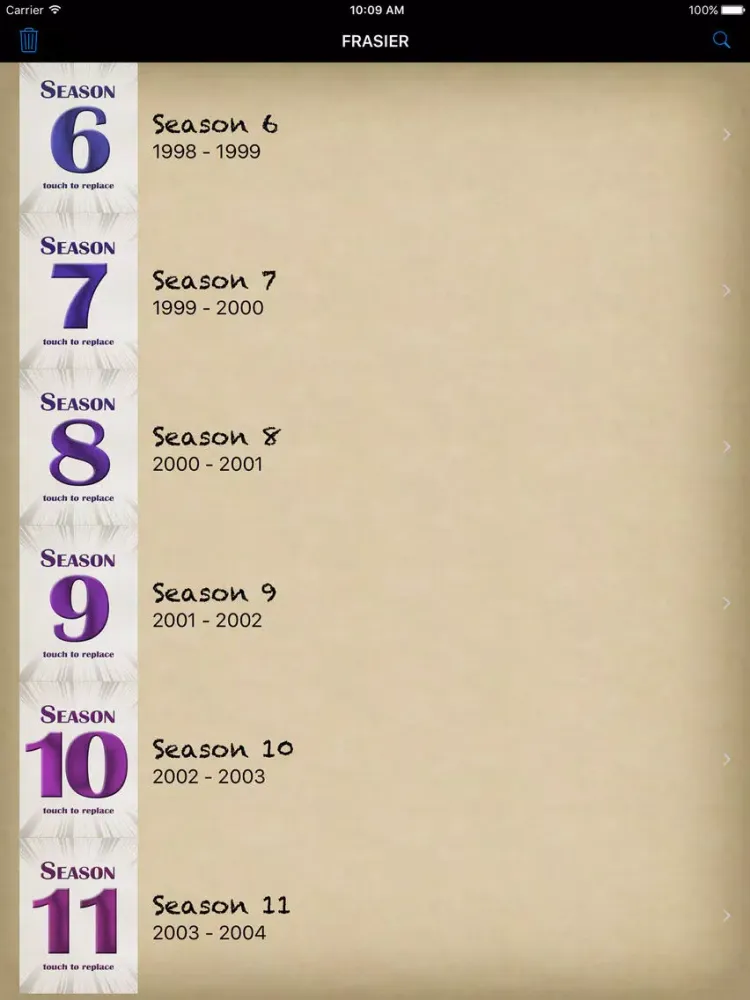 Скриншоты Ultimate FRASIER Episode Guide iPad 