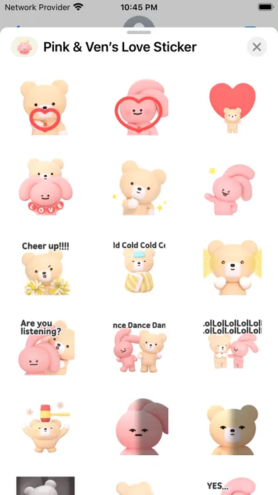 Pink & Ven’s Love Stickers Screenshots