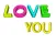Animated 3-dimensional Letters