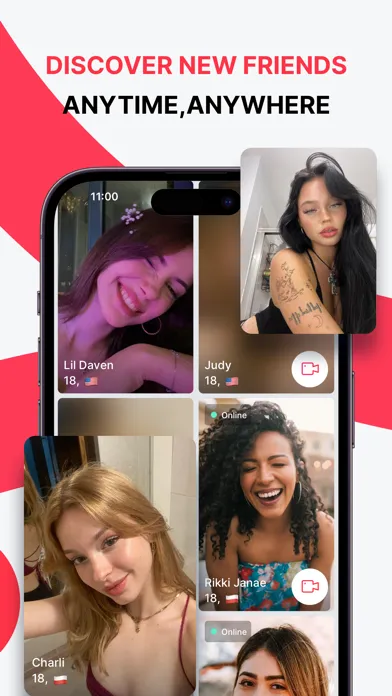 Ảnh chụp màn hình của Palpi-Live video chat &meet