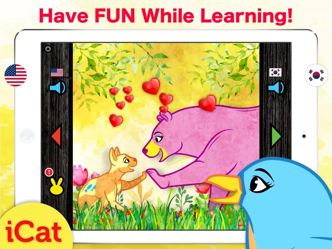 Скриншоты Korean Animal Words - Korean Pet & Zoo Animals iPad 