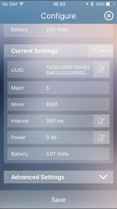 Tangkapan layar PinmicroDeviceManager