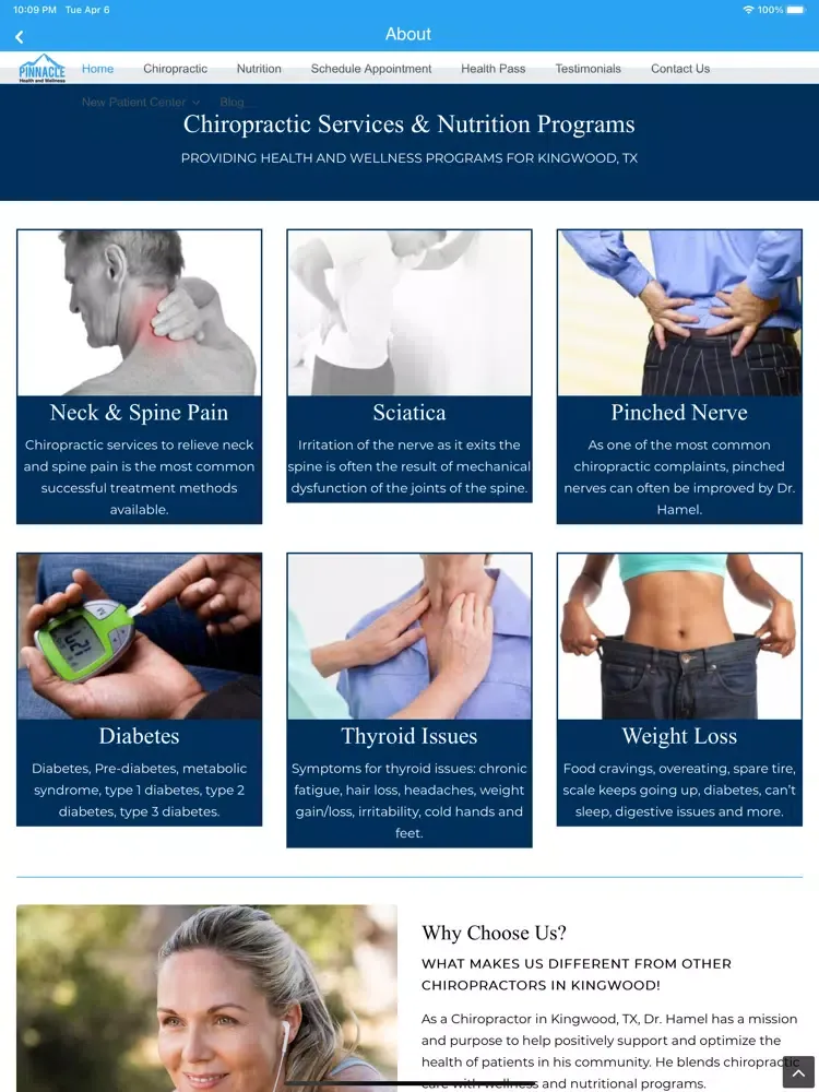 Pinnacle Health App iPad  سکرین شاٹس