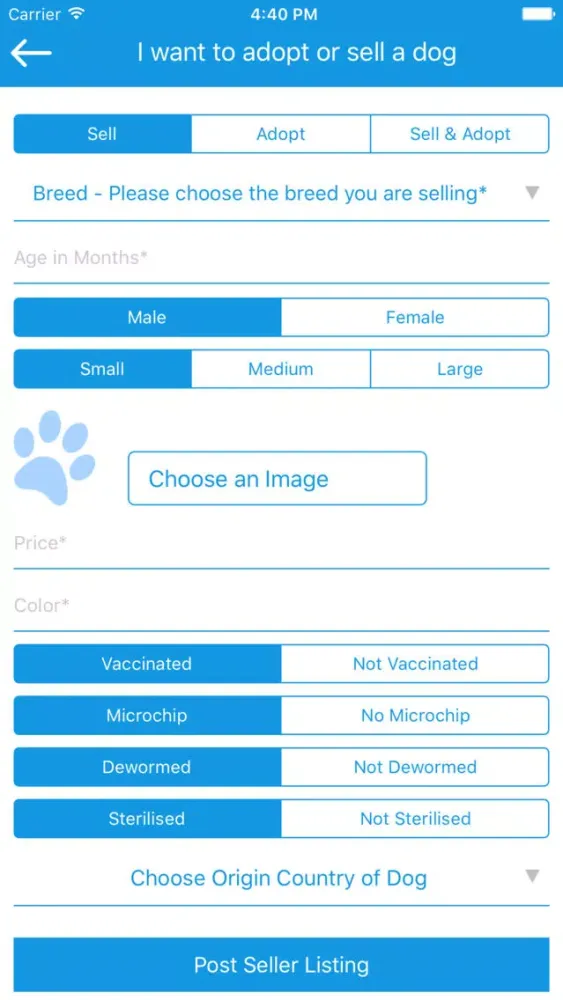 Capturas de pantalla de Adopt Buy Dogs Shop