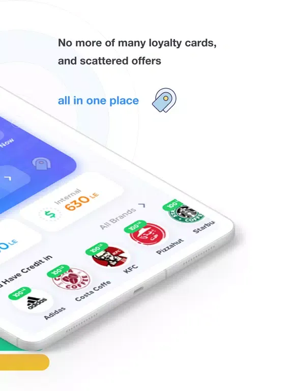 Tangkapan layar Pinoffer Nearby Offers &Wallet iPad 