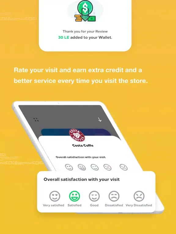 Tangkapan layar Pinoffer Nearby Offers &Wallet iPad 