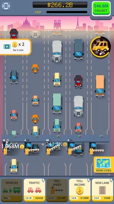 Capturas de tela do Idle Toll