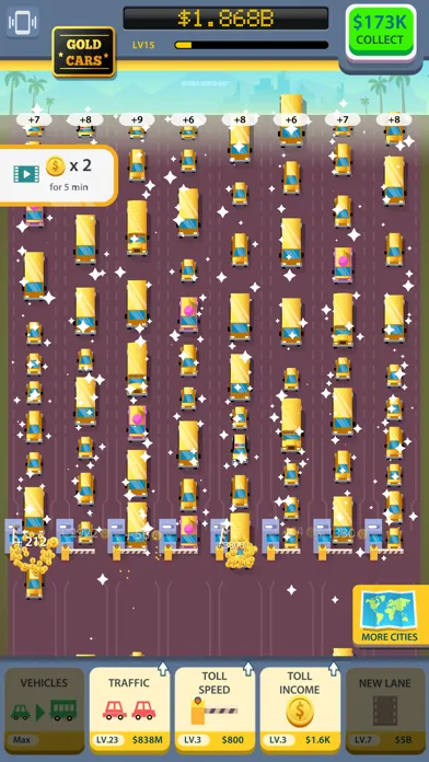 Capturas de tela do Idle Toll