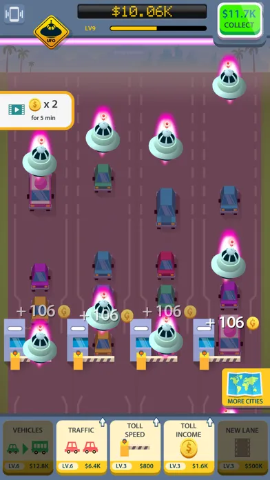 Capturas de tela do Idle Toll