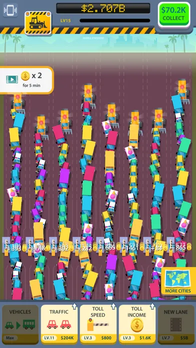 Capturas de tela do Idle Toll