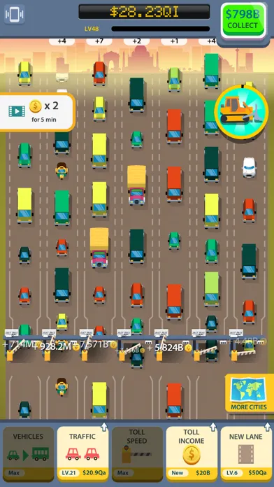 Capturas de tela do Idle Toll