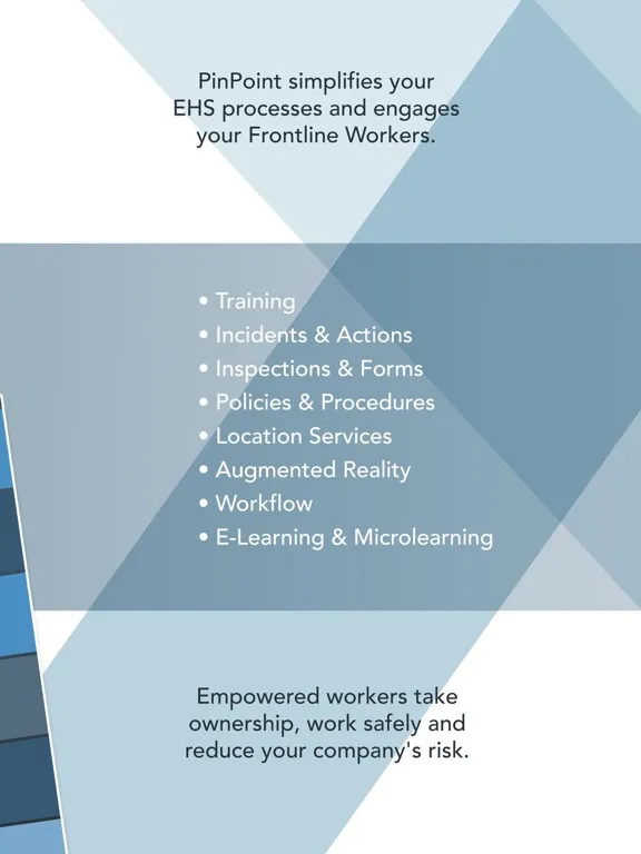 Ảnh chụp màn hình của PinPoint Workforce iPad 