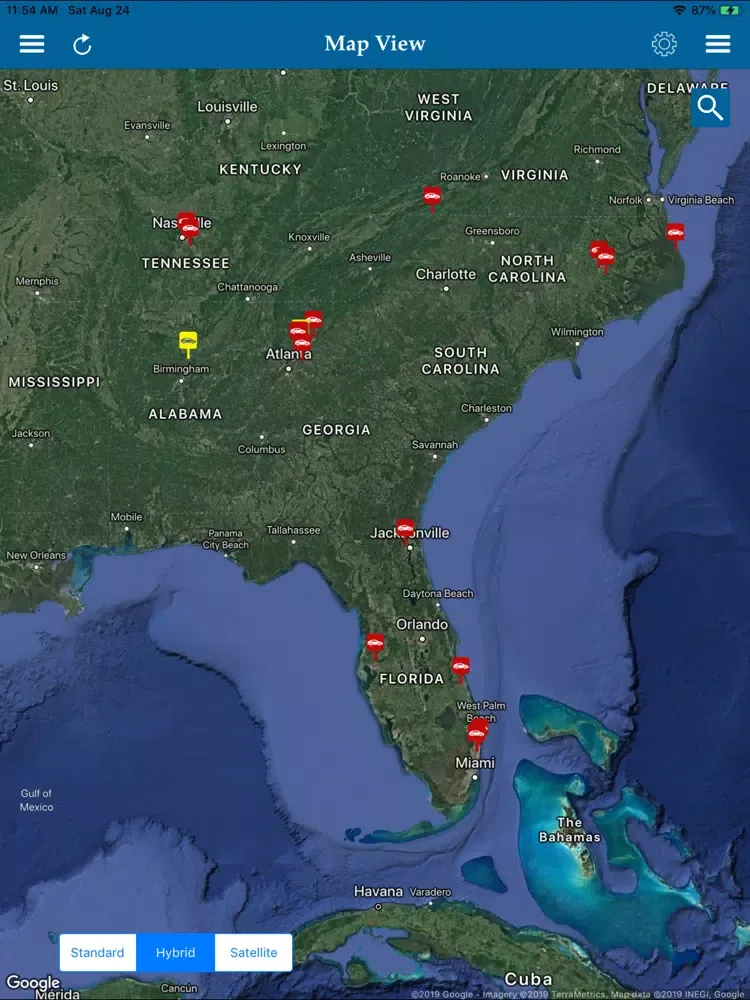 PinPoint Fleet Mobile iPad  Screenshots