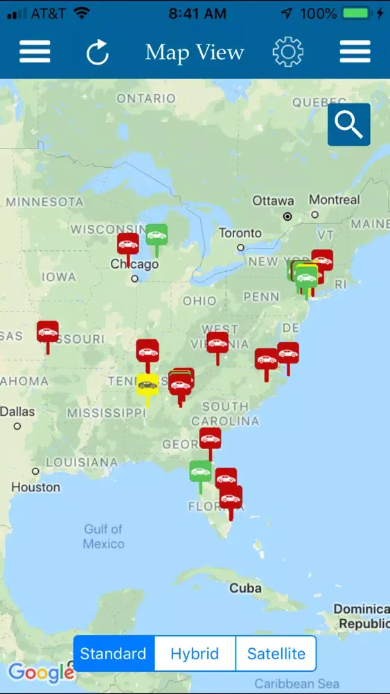 PinPoint Fleet Mobile Screenshots