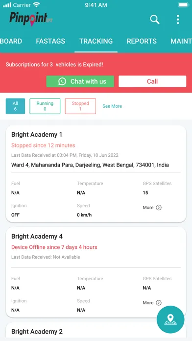 PINPOINT-GPS Screenshots