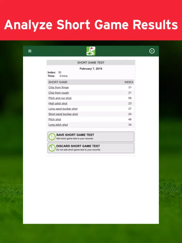 Capturas de tela do PinQuest Golf iPad 