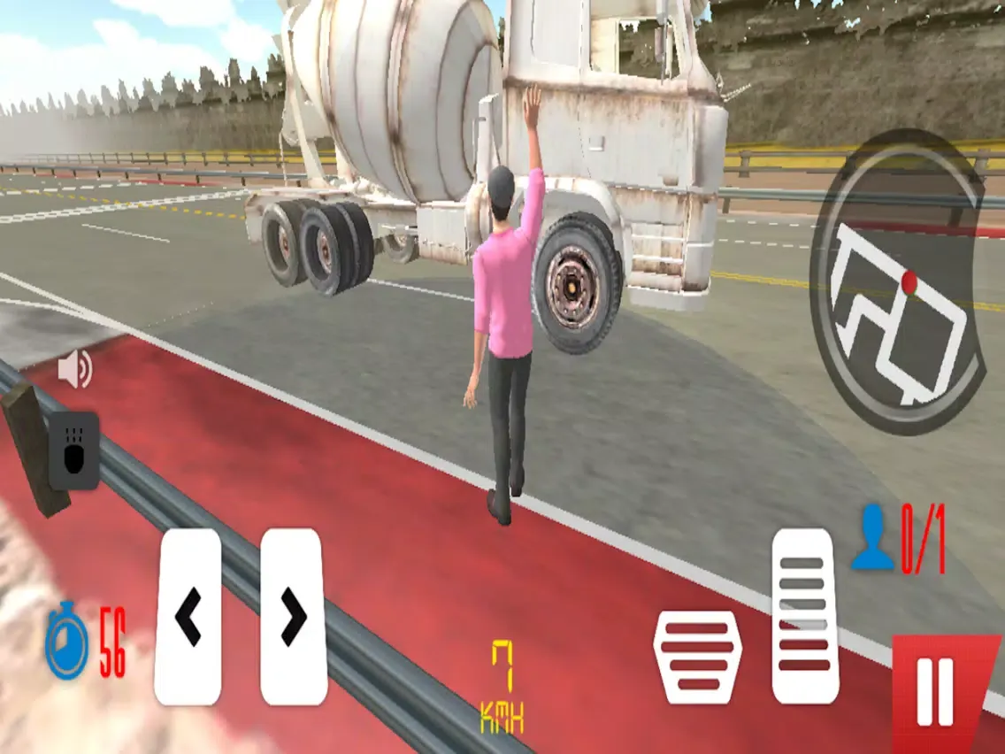 Capturas de pantalla de Truck Racing Game - Crazy Speedway Race iPad 