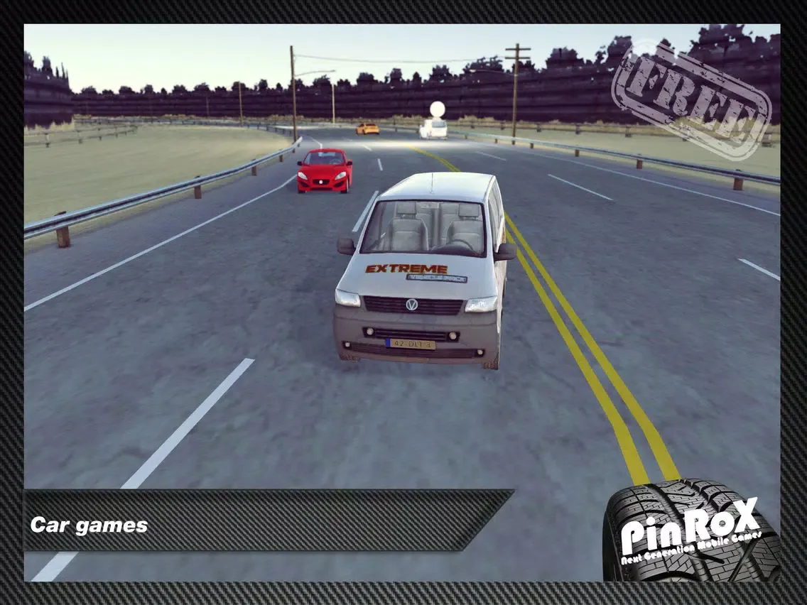 Car Race - Make a Highway Race with Minibus iPad 应用截图