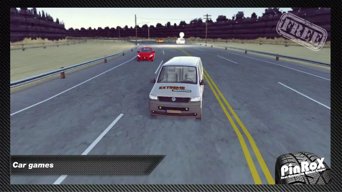 Car Race - Make a Highway Race with Minibus应用截图